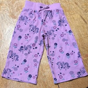 Garanimals Lavender Unicorn wide leg pants